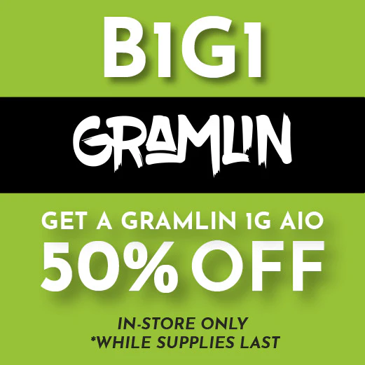 Gramlin - BIG1 50% Off All-In-One Vape Pens
