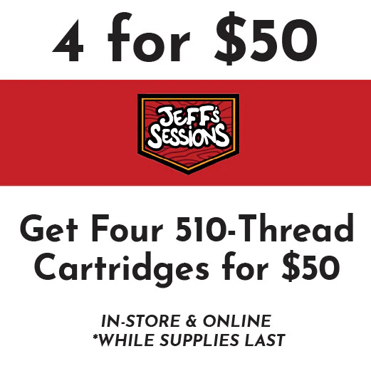 Jeff's Sessions - 4 for $50 Cartridges 