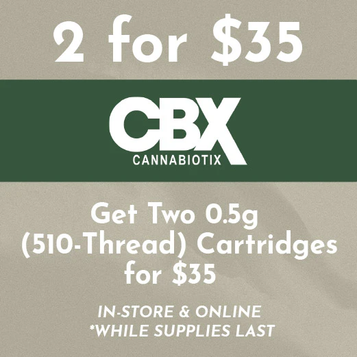 Cannabiotix - 2 Cartridges for $35