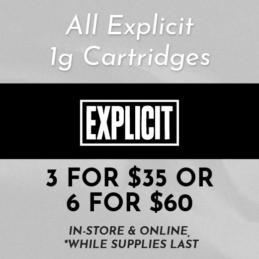 Explicit - 6 Cartridges for $60