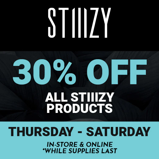 30% Off All Stiiizy Products