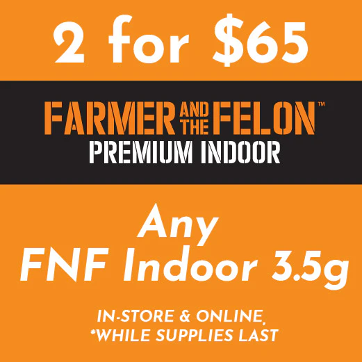 Farmer and The Felon -  2 Indoor 3.5g Jars for $65