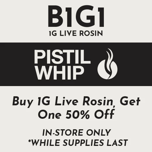 Pistil Whip - B1G1 50% Off Live Rosin