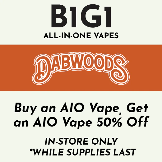 Dabwoods - B1G1 50% Off All-In-One Vapes