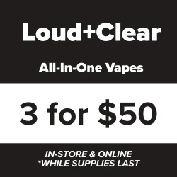 Loud+Clear - 3 for $50 All-In-One Vapes