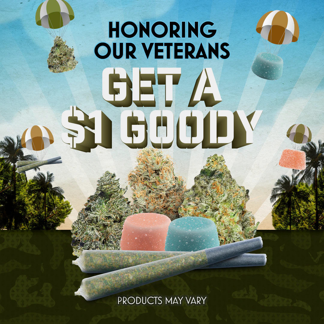 May 1 - May 31 Veterans Get a $1 Goody