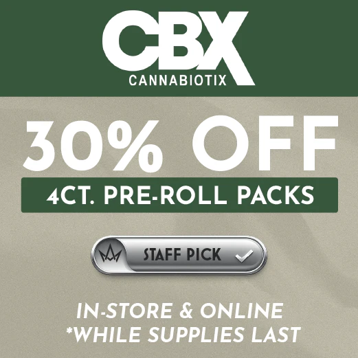 Cannabiotix - 30% Off Pre-Roll Packs 