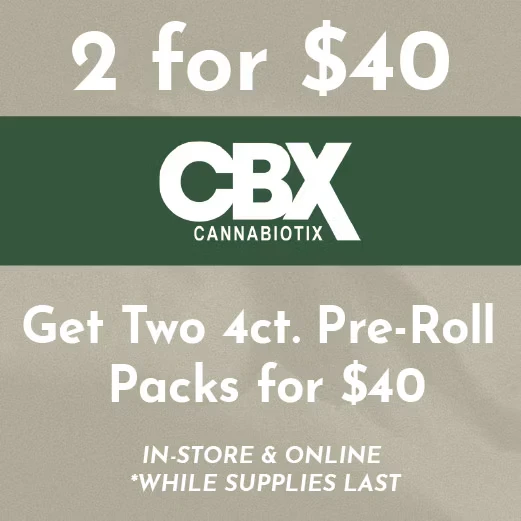 Cannabiotix - 2 Pre-Roll Packs for $40