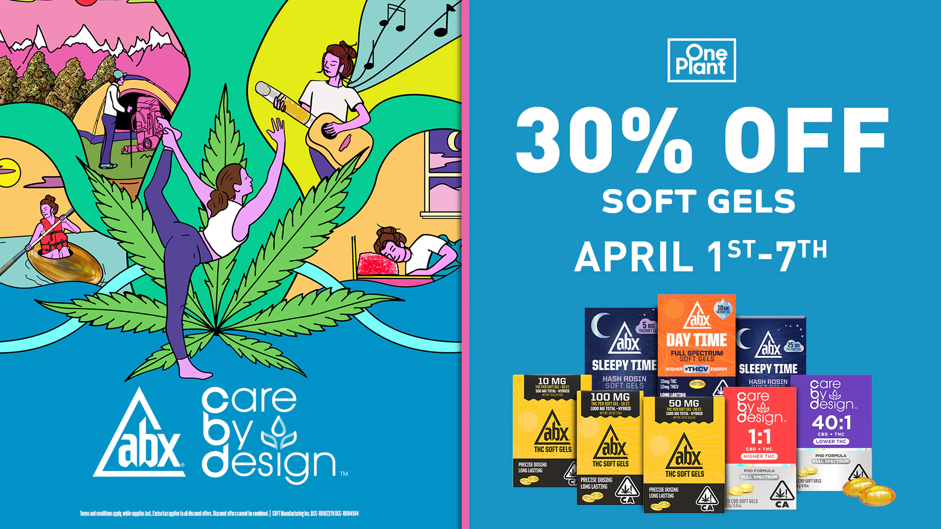 30% OFF ABX & Care By Design: Gel Caps!