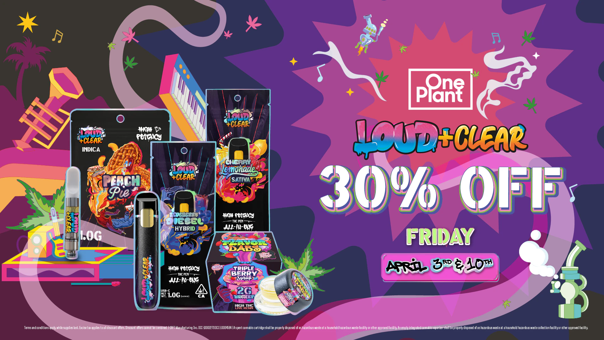 30% OFF ALL 'Loud + Clear' Products!