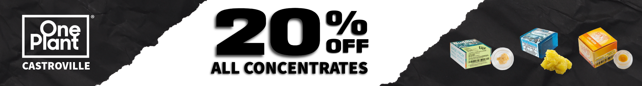 20% OFF Concentrates