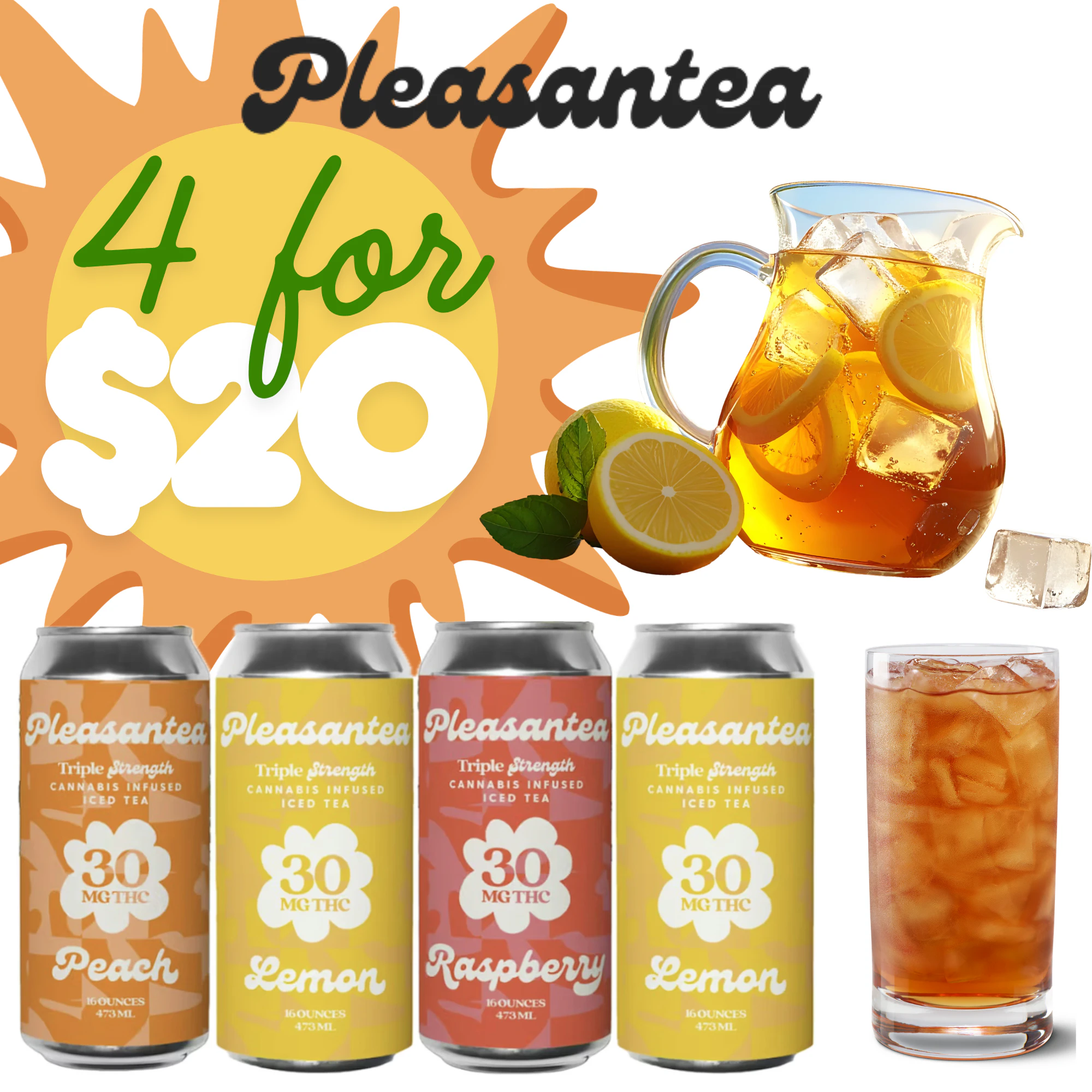 Pleasanteas | 4/$20