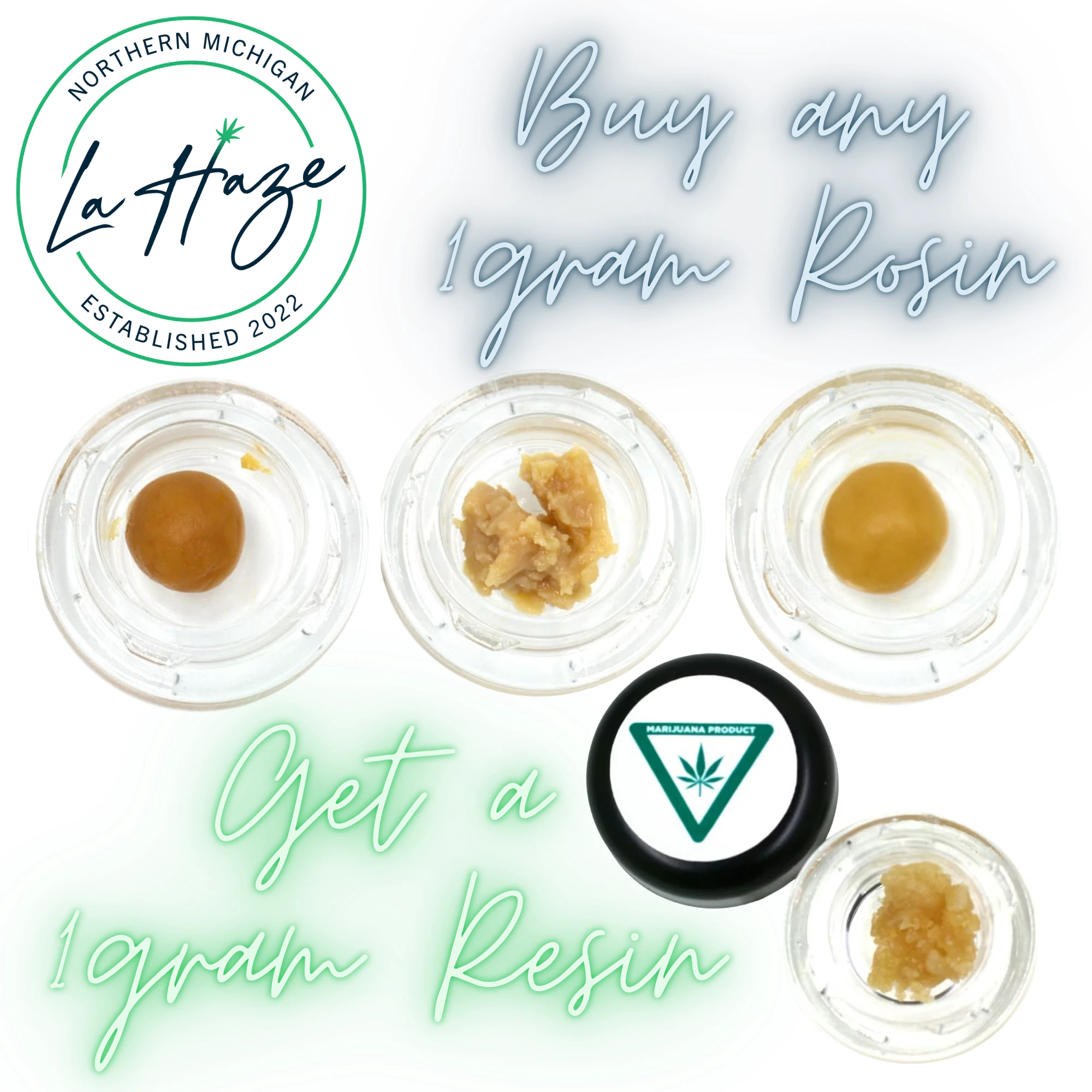 LaHaze | Buy 1g Rosin & Get 1g Resin!