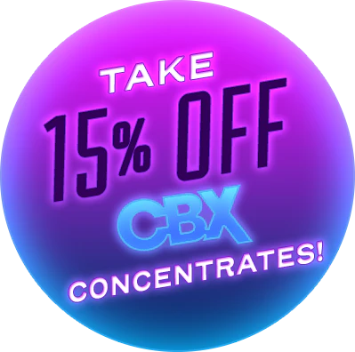 Fri-YAY 15's: CBX Concentrates 15% Off