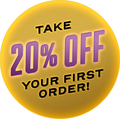 20% Off for First Time Customers!