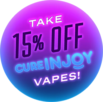 Fri-YAY 15's: Cure Injoy Vapes 15% Off