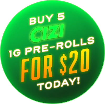 Poppin' Thursday: Cizi 5-for-$20 Pre-Rolls