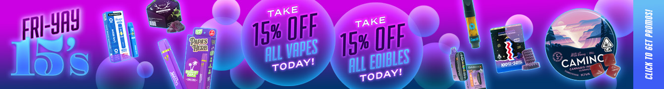 15% Off Select Products Today!