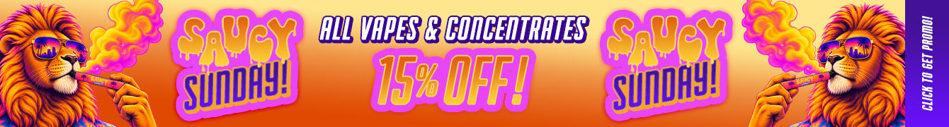 All Vapes & Concentrates 15% Off!