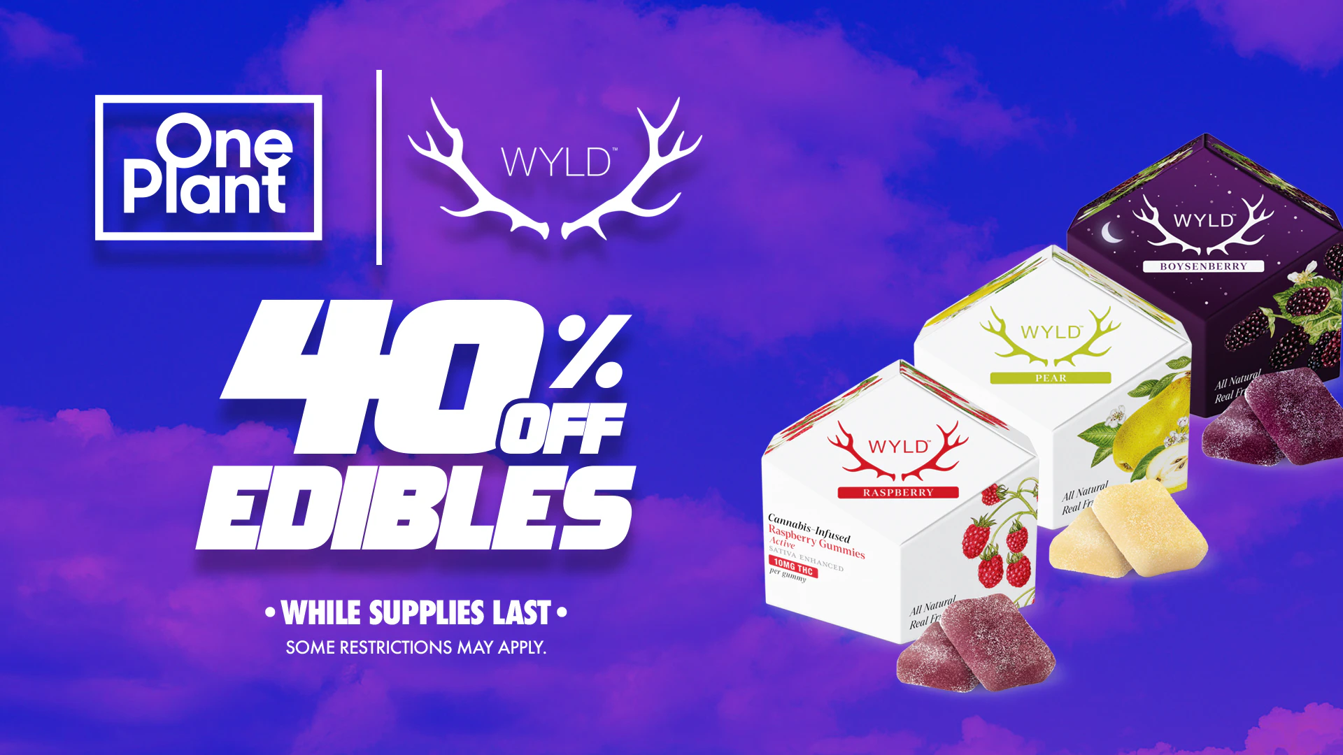 40% Off Wyld Edibles! 