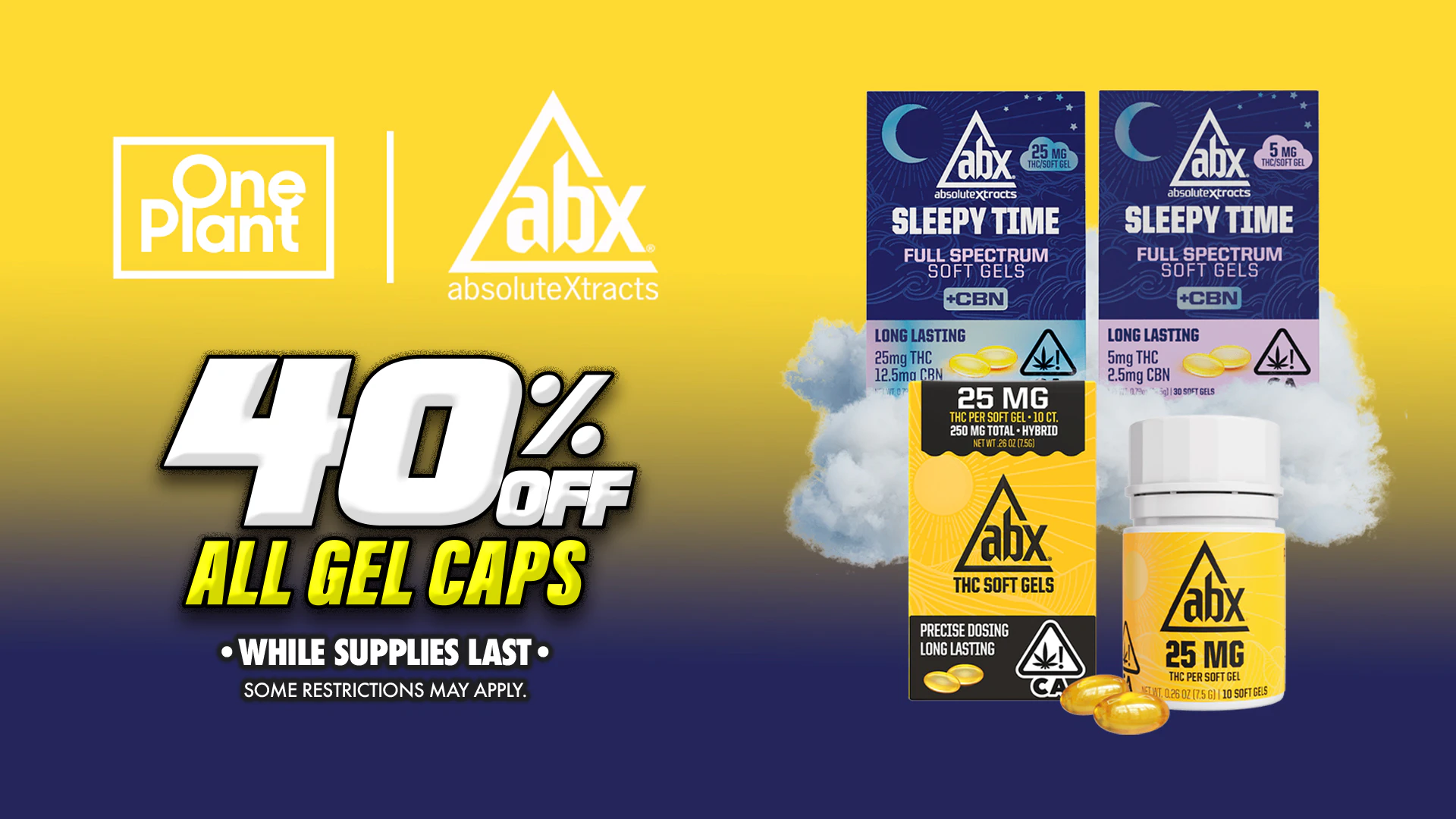 40% Off ABX Gel Caps!