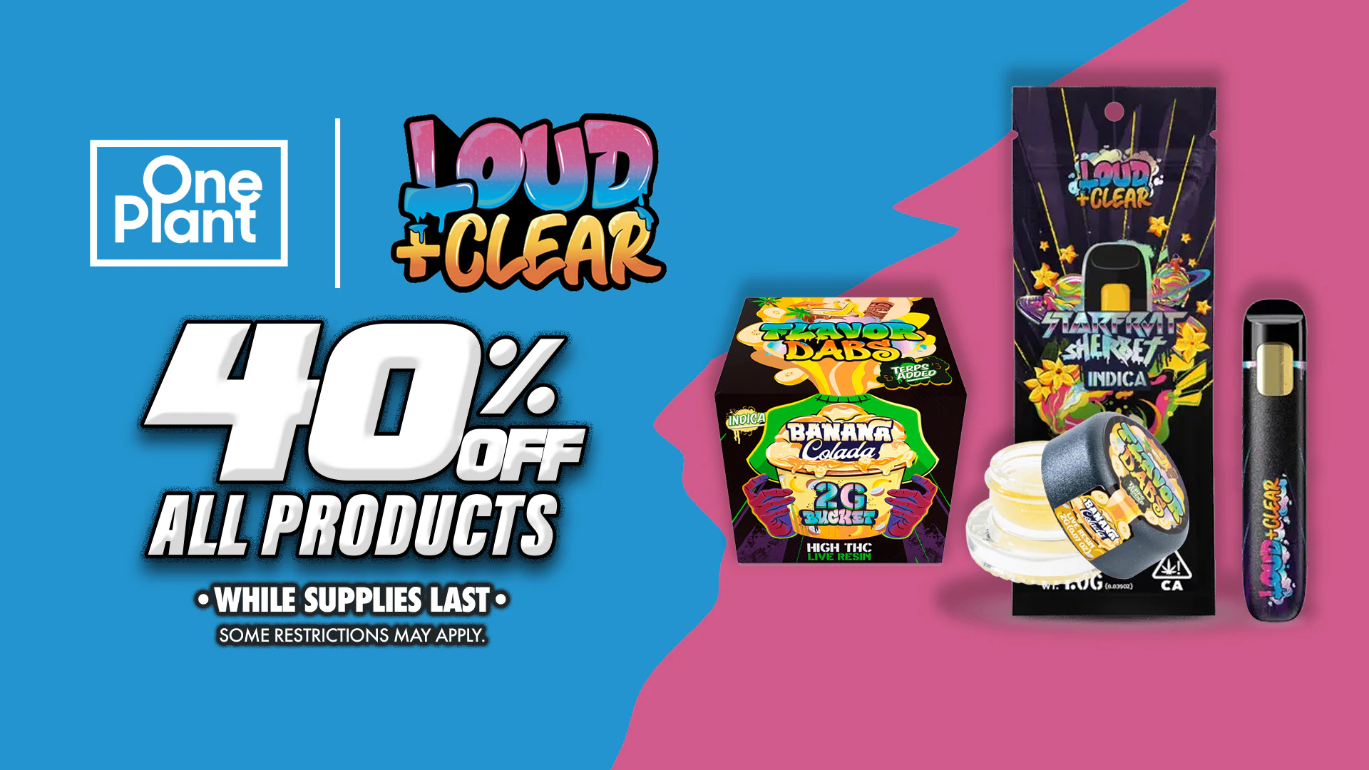 40% Off Loud & Clear!