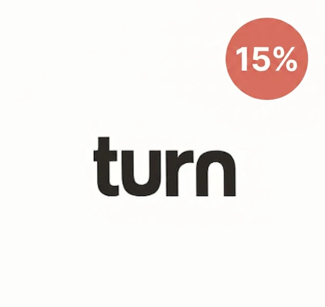 15% off Turn Pods