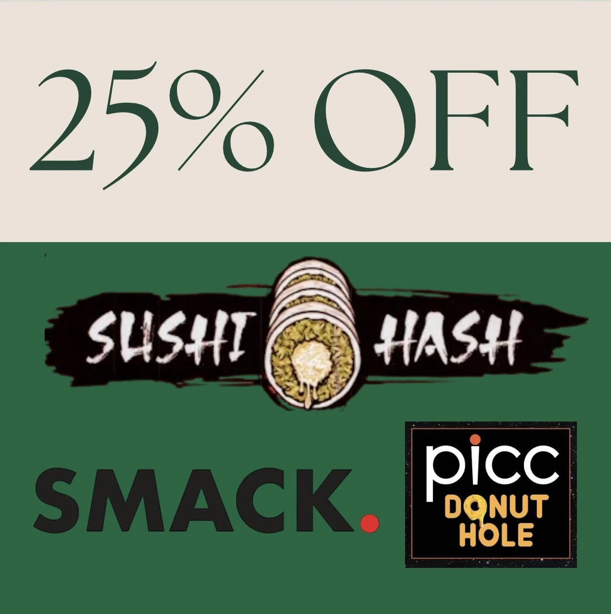 25% of PIC -Pre-rolls