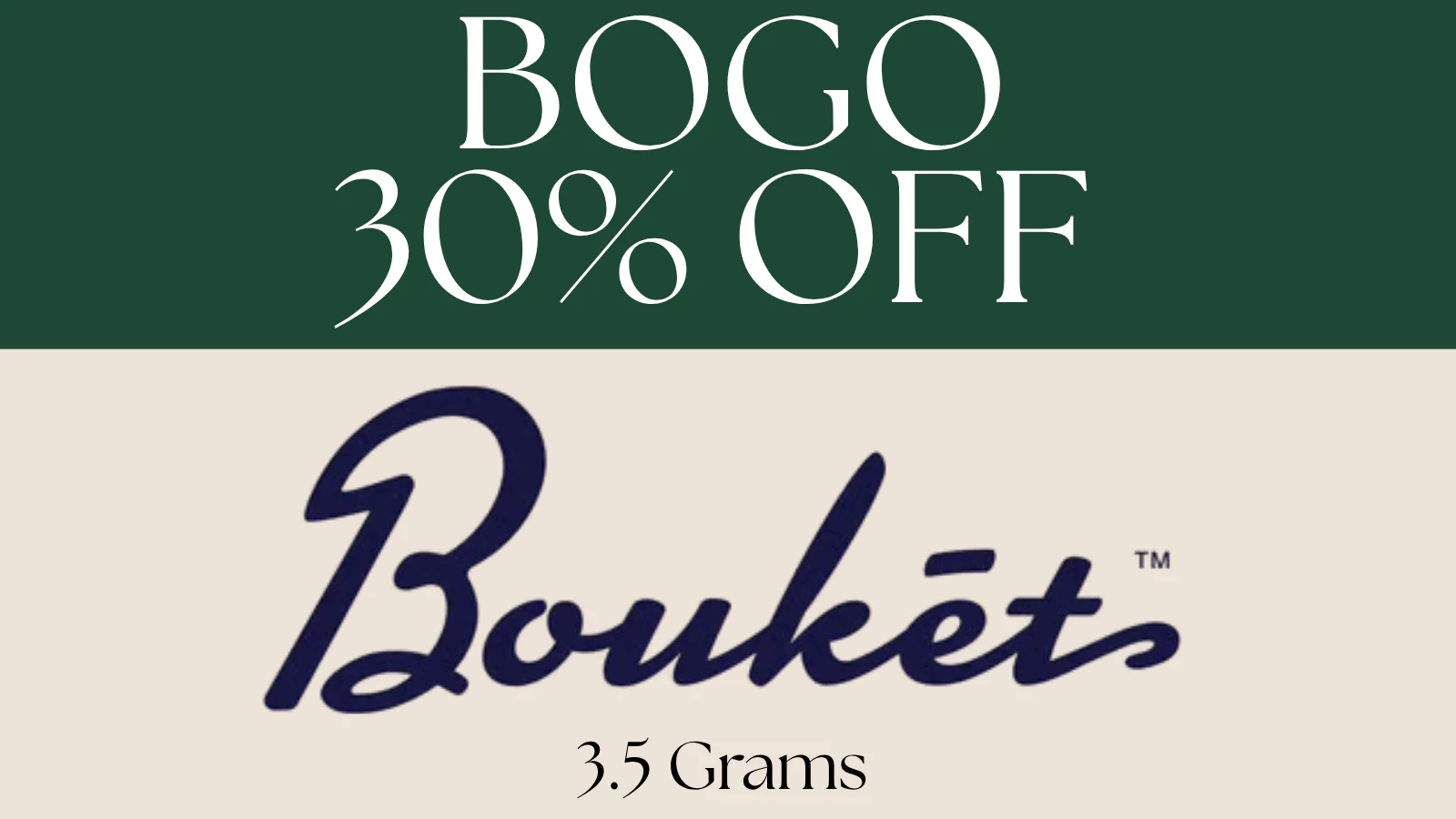  Bouket 3.5G Bogo 30%