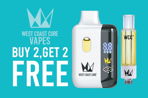  08/23/26: West Coast Cure Vapes Buy 2 Get 2