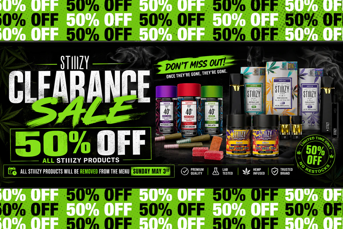 STIIIZY CLEARANCE SALE