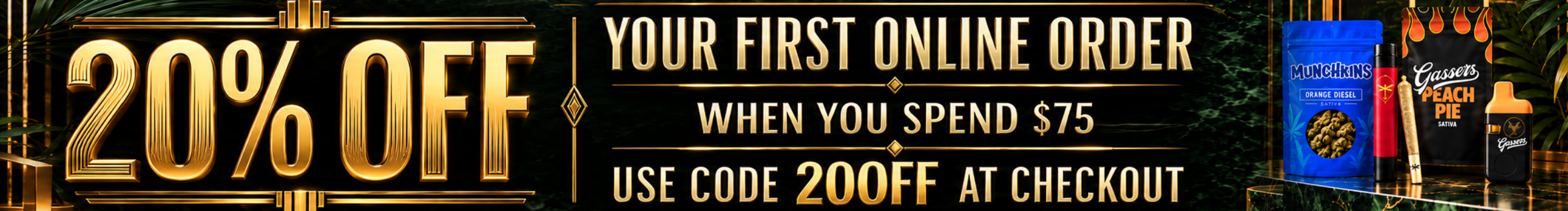 Get 20% off your first online order when you spend $75 or more at Caldwell Cannabis Co. Use code 20OFF at checkout. Explore flower, pre-rolls, vapes, and edibles in Far Rockaway, Queens, with service to Rockaway Beach, Long Beach, NY, Atlantic Beach, and Nassau County.