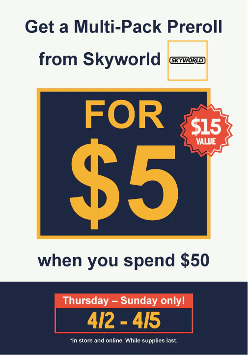 Spend $50 Get a Skyworld Multipack for $5