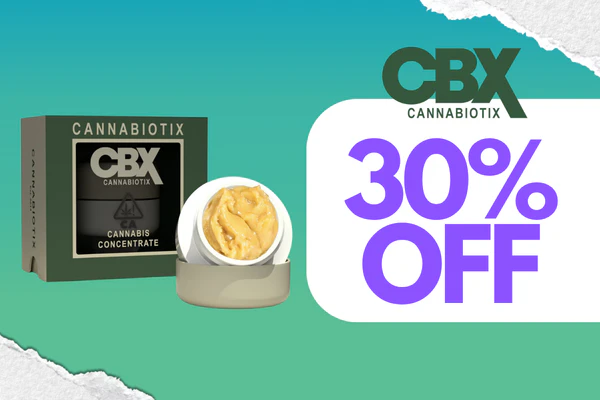 Get 30% Off CBX concentrates