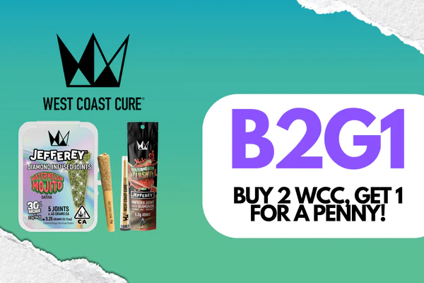 Buy 2 West Coast Cure, Get 1 for Just a Penny
