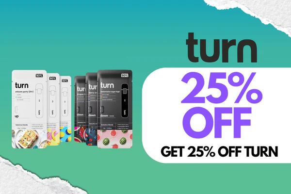 Get 25% Off Turn