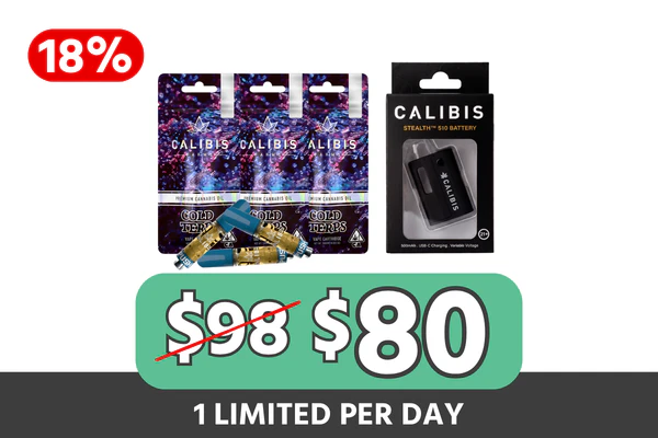 Calibis Cold Terps + Stealth Battery Bundle — $80 (Save $18 | 18% Off)