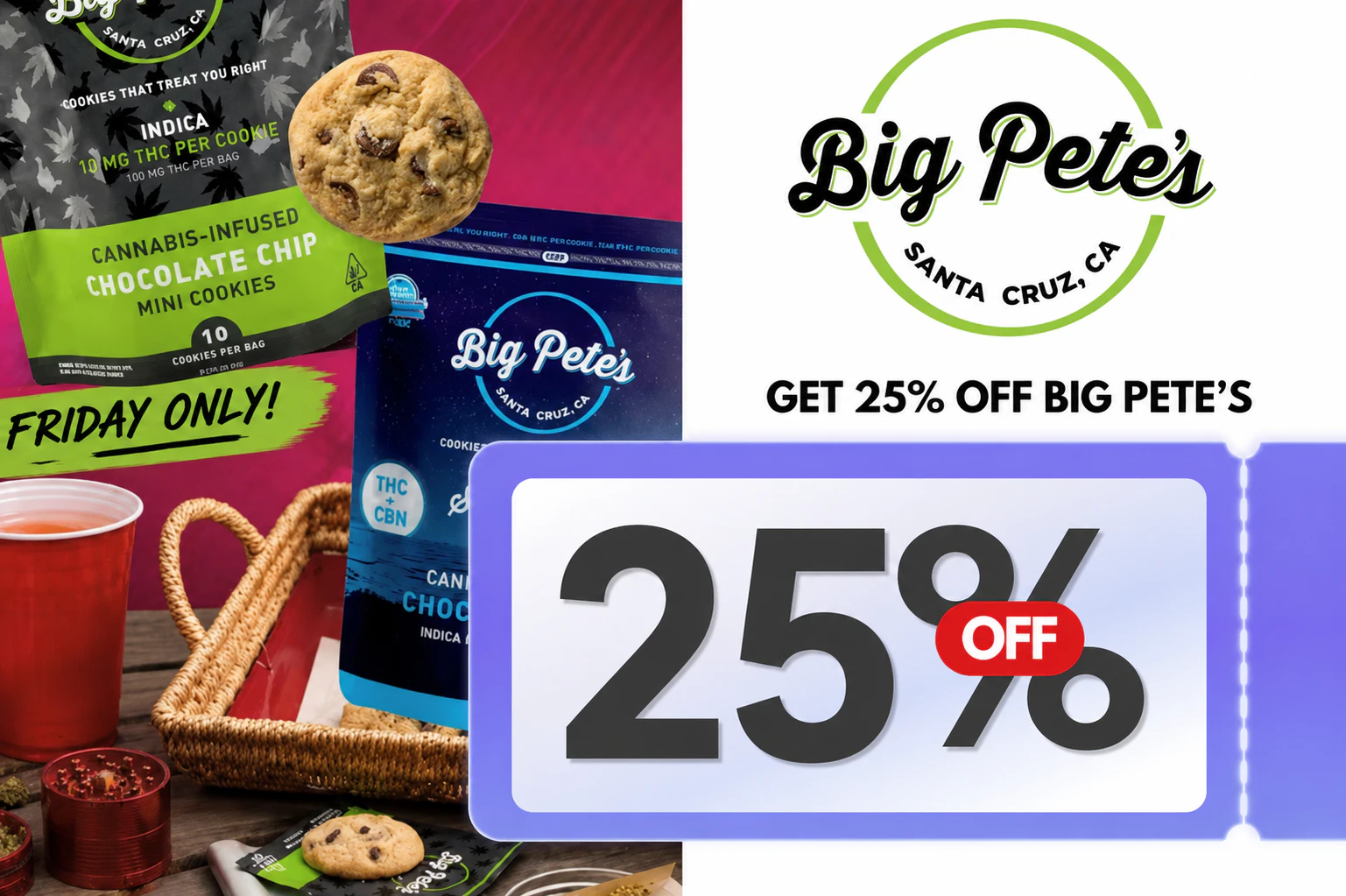 Get 25% Off Big Pete's Treats