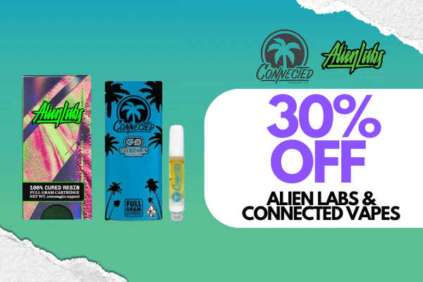 Get 30% Off Alien Labs & Connected vapes