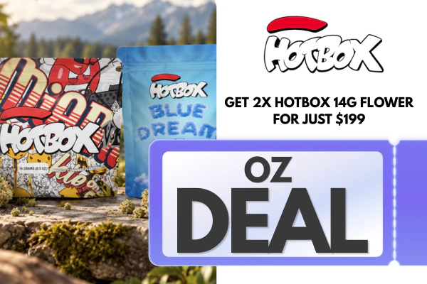 OZ DEAL HOTOBOX - Get 2x Hotbox 14g Flower for just $199 - Save $41