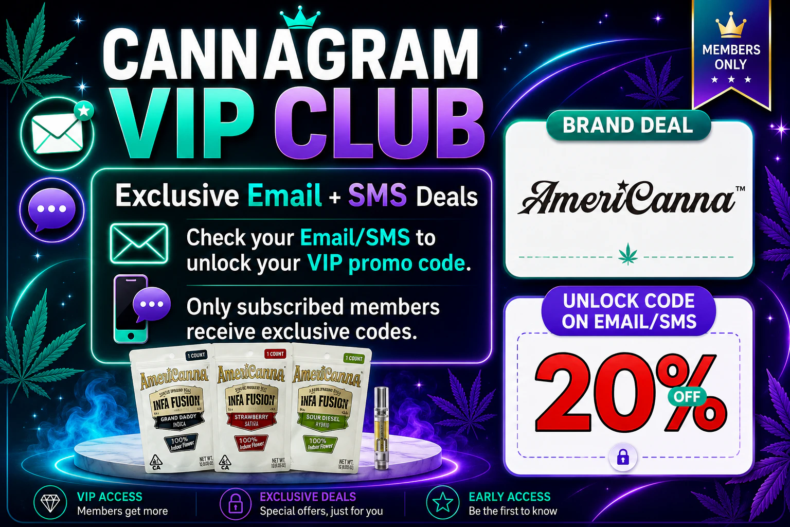 Check your email/SMS to unlock this VIP deal  - Get 20% OFF