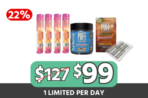 Puff Infused Preroll Stock-Up Bundle — $99 (Save $28 | 22% Off)