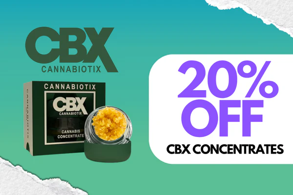 Get 20% Off Cbx Concentrates