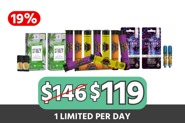 West Coast Treez + Vape Stock-Up Bundle — $119 (Save $27 | 18% Off)