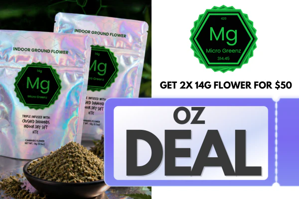 Get 2x Infused preground 1/2oz indoor flower for $50 - Save $10
