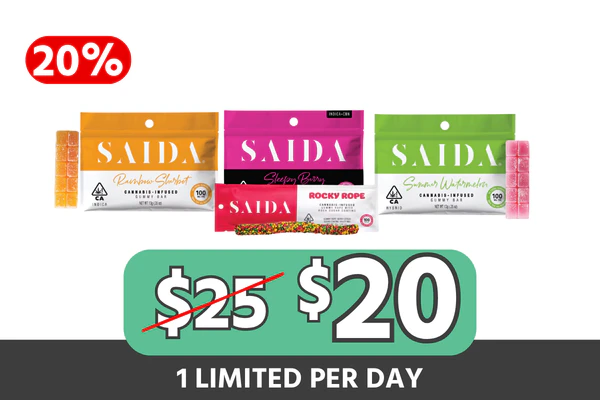 Saida Gummies + Rocky Rope Bundle — $20 (Save $5 | 20% Off)