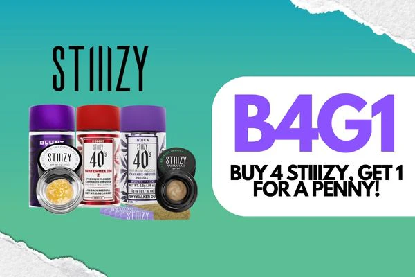 Buy 4 STIIIZY Products, Get 1 for a Penny