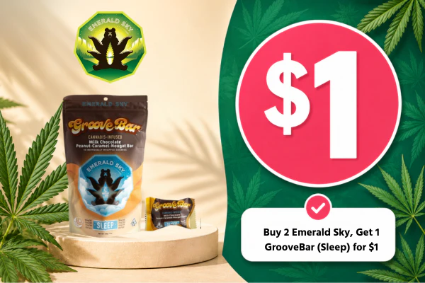 Buy 2 Emerald Sky, Get 1 GrooveBar (Sleep) for $1