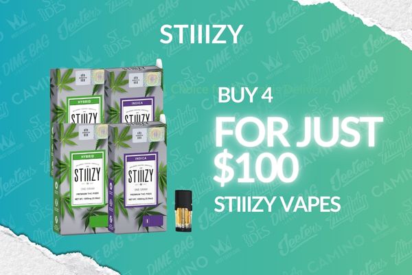 STIIIZY Buy 4 for just $100