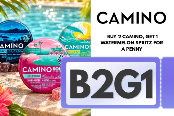 Buy 2 Camino, Get 1 Watermelon Spritz for a penny